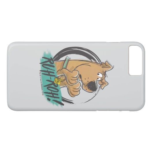 Scooby-Doo "Ruh Roh!" Marker Schets Case-Mate iPhone Case (Achterkant (Horizontaal))