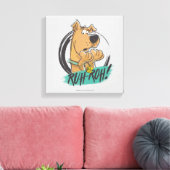 Scooby-Doo "Ruh Roh!" Marker Sketch Canvas Afdruk (Insitu (Woonkamer))