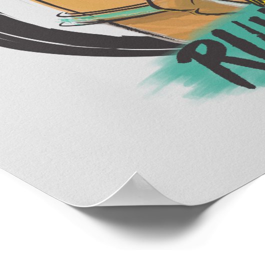 Scooby-Doo "Ruh Roh!" Marker Sketch Poster (Hoek)