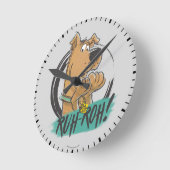 Scooby-Doo "Ruh Roh!" Marker Sketch Ronde Klok (Hoek)