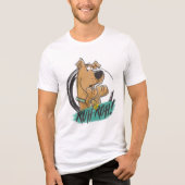 Scooby-Doo "Ruh Roh!" Marker Sketch Tri-Blend Shirt (Voorkant)