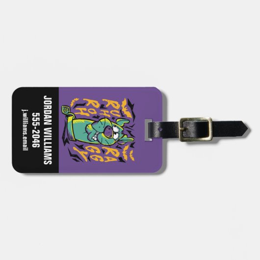 Scooby-Doo | Ruh Roh Raggy Bagagelabel (Voorkant horizontaal)