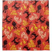 Scooby-Doo | Ruh Roh Run Scoob. Patroon Douchegordijn (Voorkant)