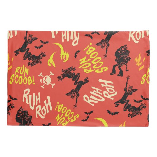 Scooby-Doo | Ruh Roh Run Scoob. Patroon Kussensloop (Achterkant)
