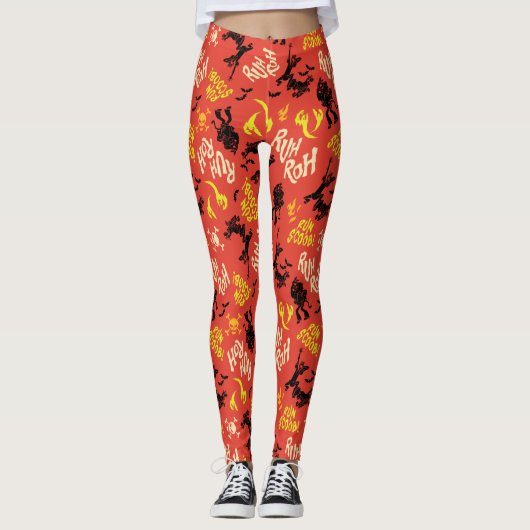 Scooby-Doo | Ruh Roh Run Scoob. Patroon Leggings (Voorkant)
