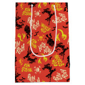 Scooby-Doo | Ruh Roh Run Scoob. Patroon Medium Cadeauzakje (Achterkant)