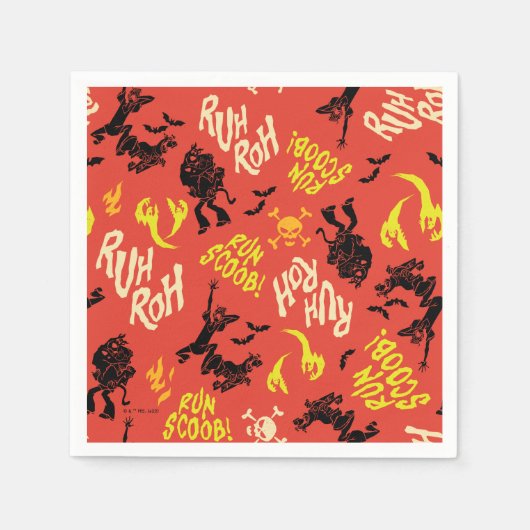 Scooby-Doo | Ruh Roh Run Scoob. Patroon Servet (Voorkant)