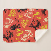 Scooby-Doo | Ruh Roh Run Scoob. Patroon Sherpa Deken (Voorkant (horizontaal))