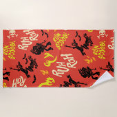 Scooby-Doo | Ruh Roh Run Scoob. Patroon Strandlaken (Voorkant)