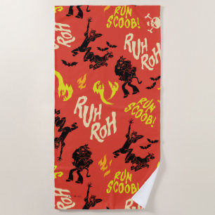 Scooby-Doo Ruh Roh Run Scoob. Patroon Strandlaken