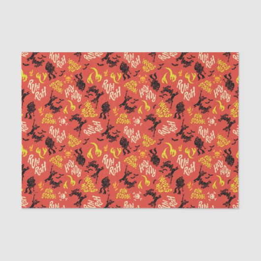 Scooby-Doo | Ruh Roh Run Scoob! Pattern Tissuepapier (Voorkant)