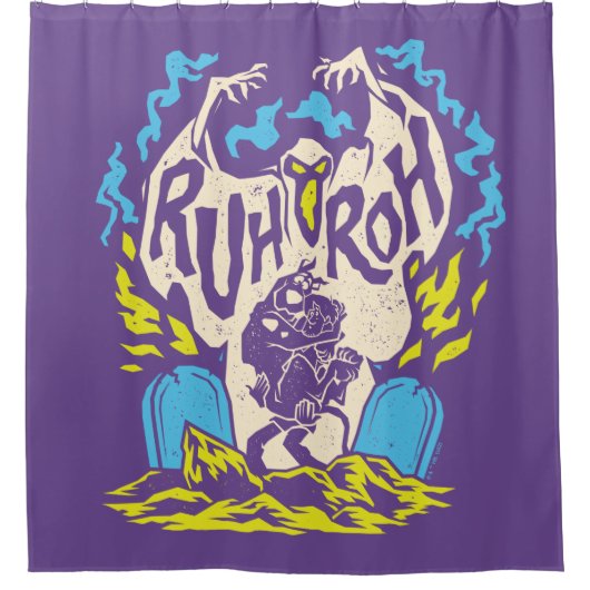 Scooby-Doo | Ruh Roh Scooby & Shaggy Douchegordijn (Voorkant)