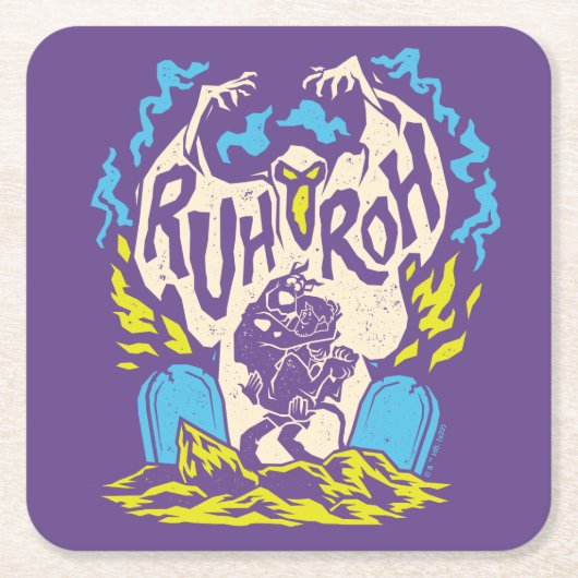 Scooby-Doo | Ruh Roh Scooby & Shaggy Kartonnen Onderzetters (Voorkant)