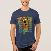 Scooby-Doo Ruh Roh Tri-Blend Shirt (Voorkant)