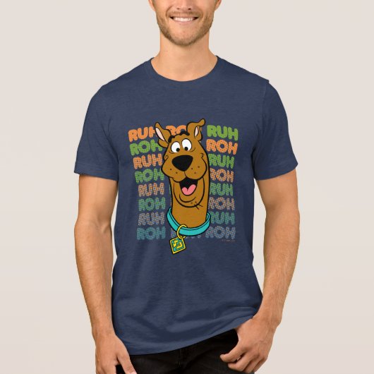 Scooby-Doo Ruh Roh Tri-Blend Shirt (Voorkant)