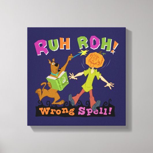 Scooby-Doo | Ruh Roh! Verkeerde spreuk! Canvas Afdruk (Voorkant)