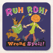 Scooby-Doo | Ruh Roh! Verkeerde spreuk! Kartonnen Onderzetters (Voorkant)