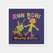 Scooby-Doo | Ruh Roh! Verkeerde spreuk! Servet (Voorkant)