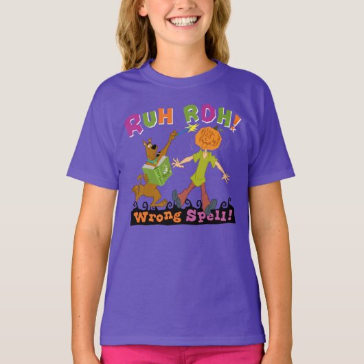 Scooby-Doo | Ruh Roh! Verkeerde spreuk! T-shirt (Voorkant)