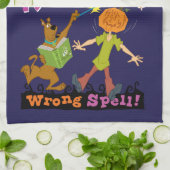 Scooby-Doo | Ruh Roh! Verkeerde spreuk! Theedoek (Gevouwen)