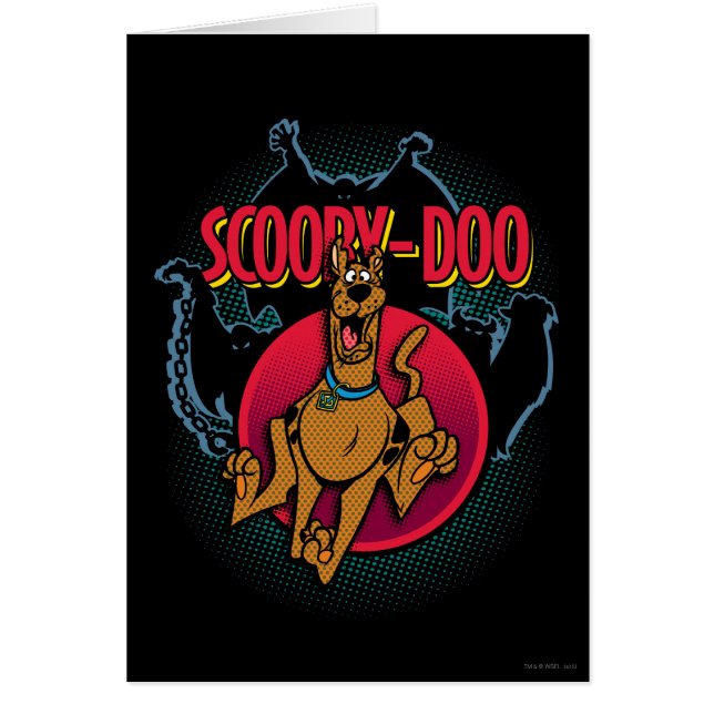 Scooby-Doo Running From Ghosts Graphic (Voorkant)