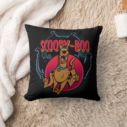 Scooby-Doo Running From Ghosts Graphic Kussen (Deken)
