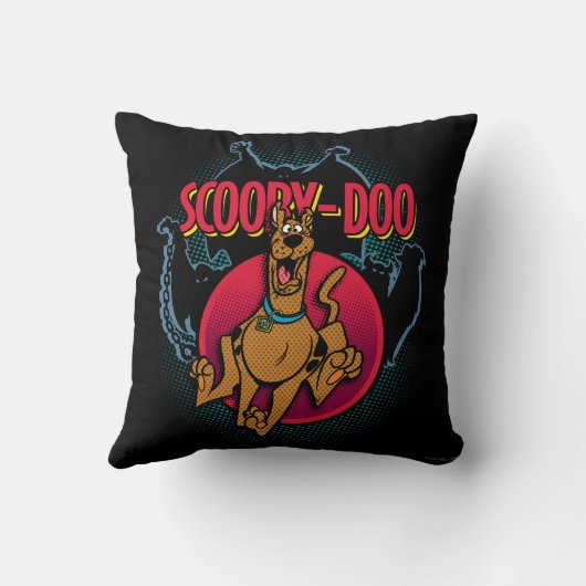 Scooby-Doo Running From Ghosts Graphic Kussen (Achterkant)