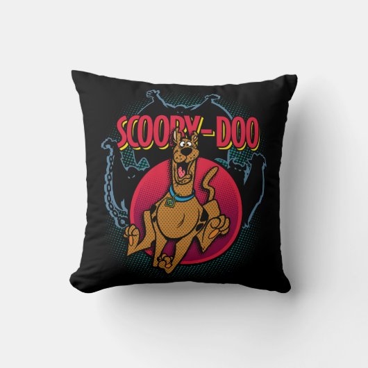 Scooby-Doo Running From Ghosts Graphic Kussen (Voorkant)