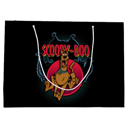 Scooby-Doo Running From Ghosts Graphic Large Cadeautasje (Achterkant)