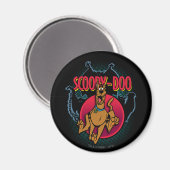 Scooby-Doo Running From Ghosts Graphic Magneet (Voorkant / Achterkant)