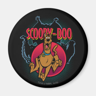 Scooby-Doo Running From Ghosts Graphic Magneet