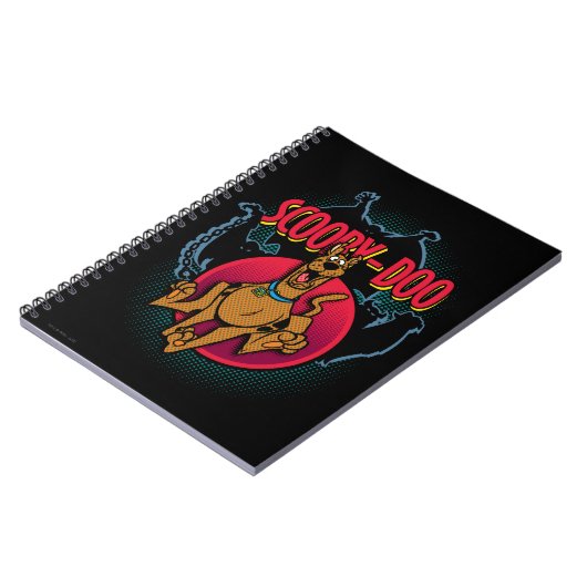 Scooby-Doo Running From Ghosts Graphic Notitieboek (Linkerzijde)