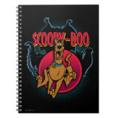 Scooby-Doo Running From Ghosts Graphic Notitieboek (Voorkant)