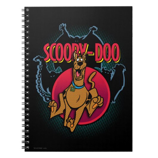 Scooby-Doo Running From Ghosts Graphic Notitieboek (Voorkant)