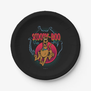 Scooby-Doo Running From Ghosts Graphic Papieren Bordje
