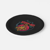 Scooby-Doo Running From Ghosts Graphic Papieren Bordje (Gekanteld)