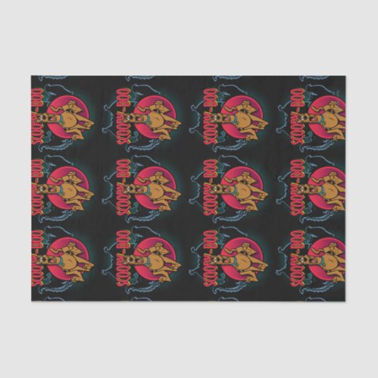 Scooby-Doo Running From Ghosts Graphic Tissuepapier (Voorkant)