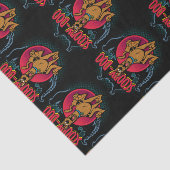 Scooby-Doo Running From Ghosts Graphic Tissuepapier (Detail)