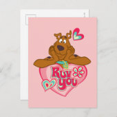 Scooby-Doo - Ruv You Feestdagenkaart (Voorkant / Achterkant)