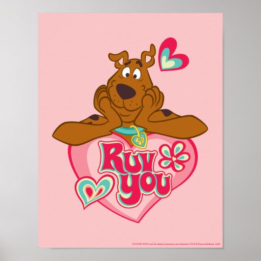 Scooby-Doo - Ruv You Poster (Voorkant)