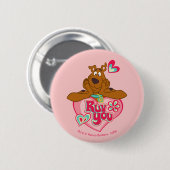 Scooby-Doo - Ruv You Ronde Button 5,7 Cm (Voorkant /achterkant)