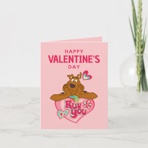 Scooby Doo Ruv You Valentijnsdag Notitiekaartje