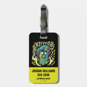 Scooby-Doo | Scared Shaggy Bagagelabel (Achterkant verticaal)