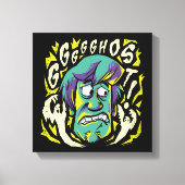 Scooby-Doo | Scared Shaggy Canvas Afdruk (Voorkant)