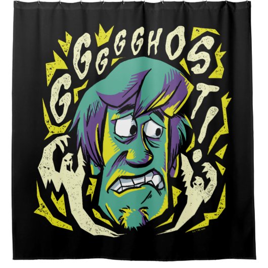 Scooby-Doo | Scared Shaggy Douchegordijn (Voorkant)