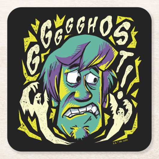 Scooby-Doo | Scared Shaggy Kartonnen Onderzetters (Voorkant)
