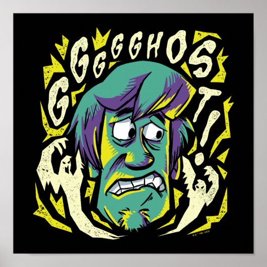 Scooby-Doo | Scared Shaggy Poster (Voorkant)