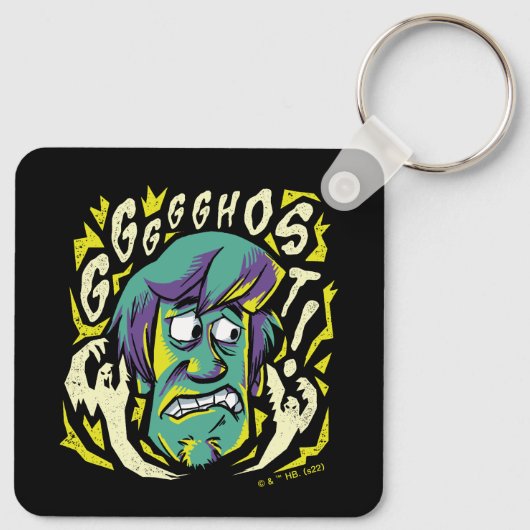 Scooby-Doo | Scared Shaggy Sleutelhanger (Achterkant)