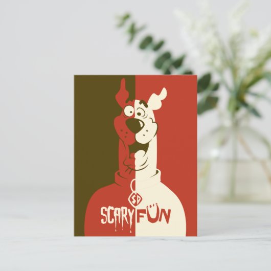 Scooby-Doo "Scary Fun" Briefkaart (Staand voorkant)