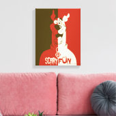 Scooby-Doo "Scary Fun" Canvas Afdruk (Insitu (Woonkamer))